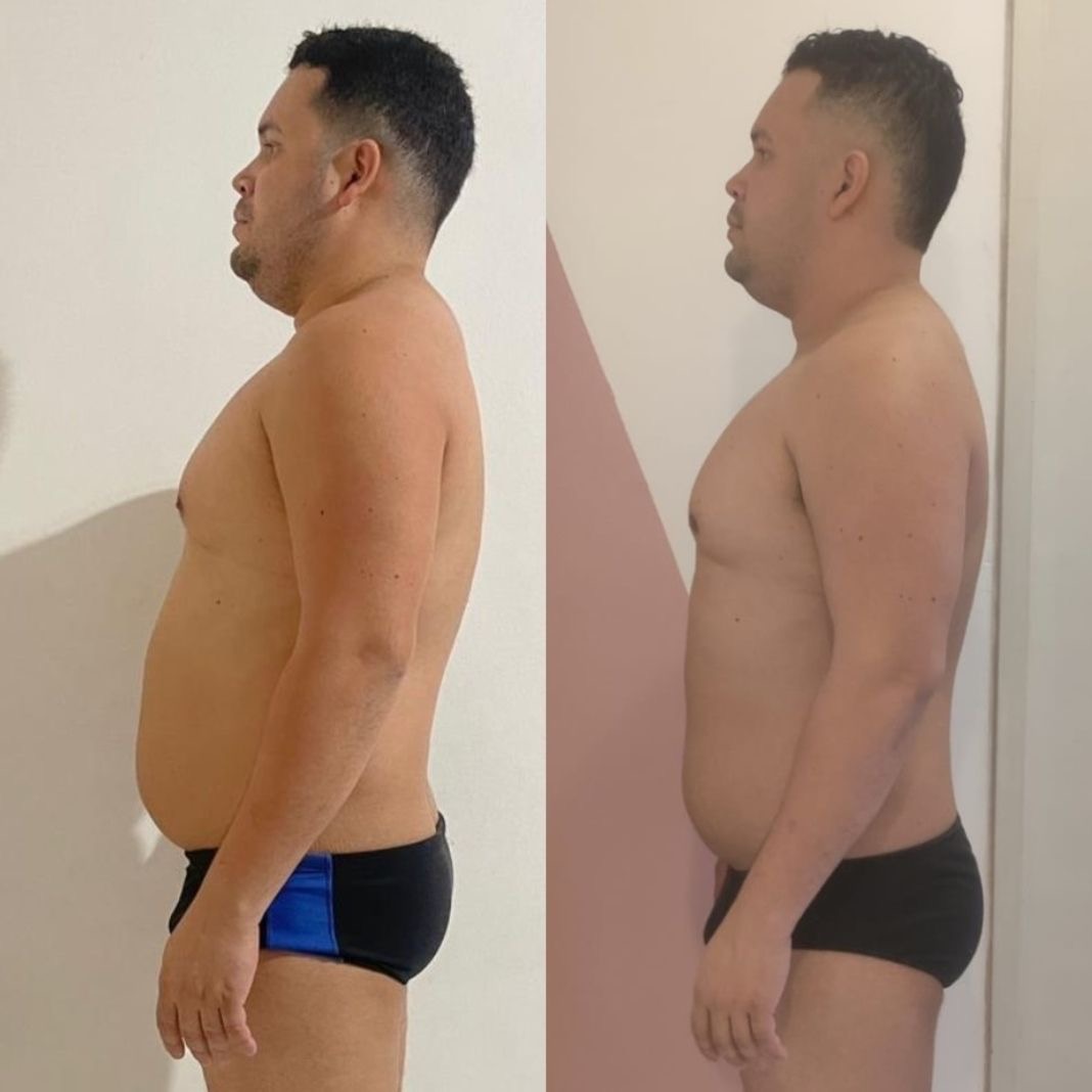 Experiência compartilhada — comparação lateral