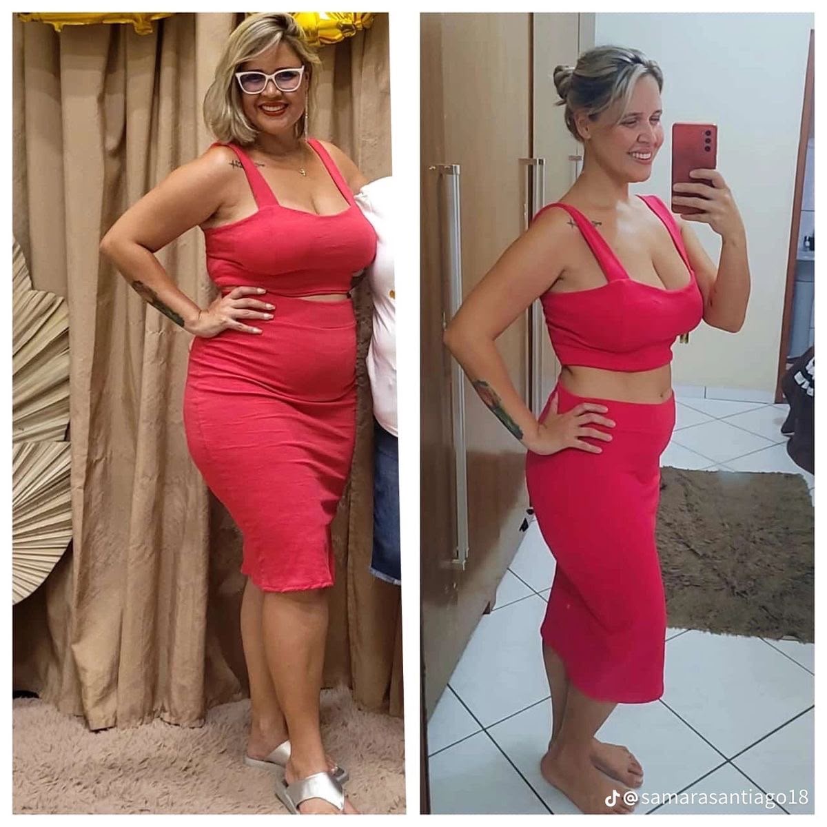 Experiência compartilhada — comparação em pé